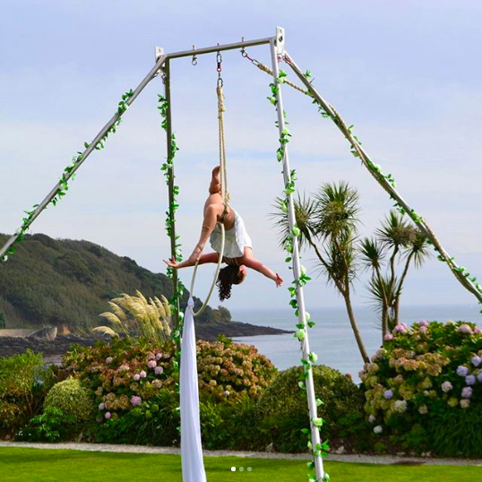 Aerial Silk Performances - Country Roads Magazine