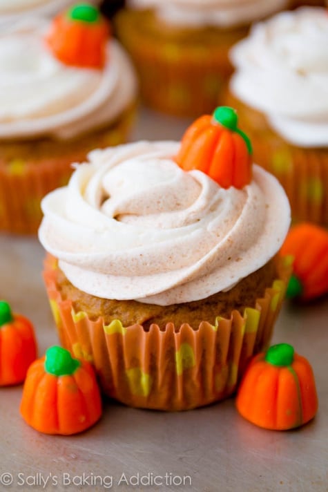 Pumpkin-Cupcakes-with-Cinnamon-Swirl-Frosting-2