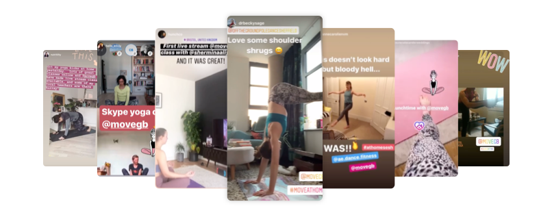 Move At Home: Live-streaming and on-demand MoveGB home workouts